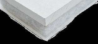 PRODOTTI ISOLGYPSUM TELOGOMMA D+ Prodotto altamente prestazionale composto da una lastra a nucleo coeso in gesso rivestito con densità controllata (spessore,5 mm) accoppiata a Telogomma prodotto su