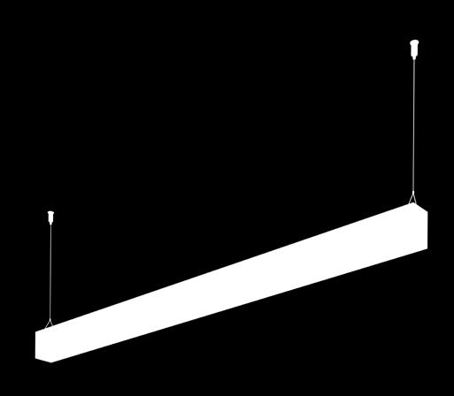 LUCKY EVO B 19 GRUPPO 0 RISCHIO FOTOBIOLOGICO MADE IN ITALY LUCKY EVO B La luce racchiusa in un profilo dalla geometria semplice e pulita, dà vita a un apparecchio a sospensione per illuminare spazi