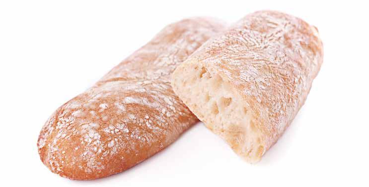 selezione PANE 18036 PY Demi Crunchy 100g - 30pz/crt - 56crt/bnc Cuocere 3min a 190 C Medi formati pretagliati Assortimento completo di pani di media pezzatura, praticissimi per l operatore in quanto