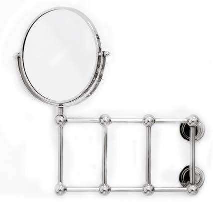 MAGNIFYING MIRROR 2X LED WALL MOUNTED DOUBLE ARM ACCE.0001.