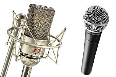 22 Microfoni suono segnale elettrico I microfoni sono dei trasduttori.