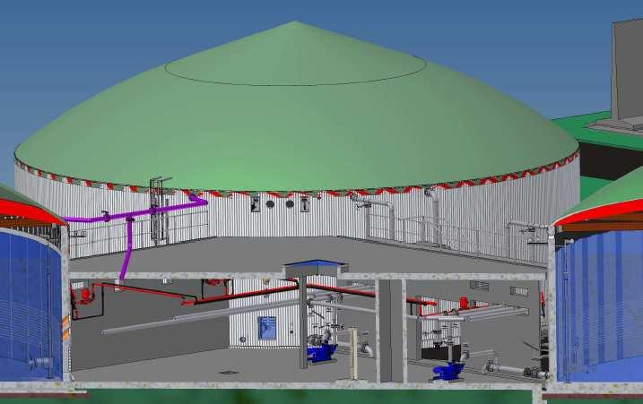 Impianto biogas da 1MW: componenti