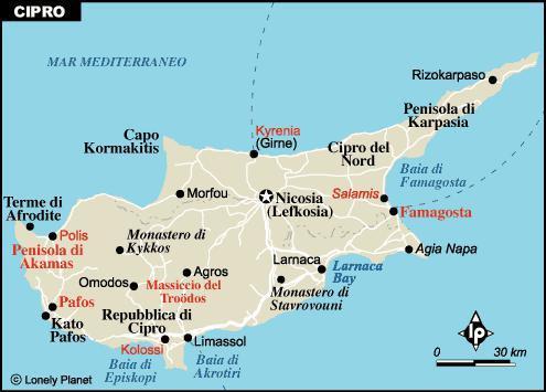 CIPRO DEL NORD Cipro del Nord, ufficialmente Repubblica Turca di Cipro del Nord, che si estende nella zona settentrionale dell'isola di Cipro.