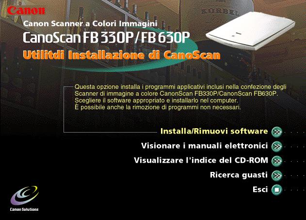 ScanGear Toolbox CS. Se non presenti segni di spunta, fare clic per inserirne uno. 4.