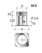 Elementi con innesto normale - Spessore 8/0 Normal graft elements - 8/0 thickness 069 Elemento con portina semplice Component