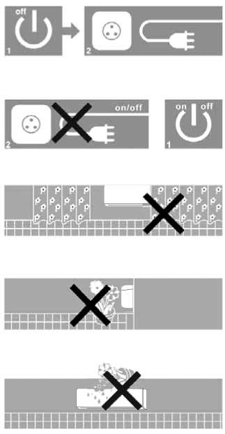 6 6.48 PRECAUZIONI DA ADOTTARE Proteggere la linea di alimentazione con un magnetotermico opportunamente dimensionato.