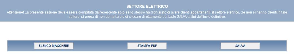 15: maschera visualizzata dai soggetti obbligati ai sensi del TIMR Per i soggetti NON obbligati ai sensi del TIMR, comparirà