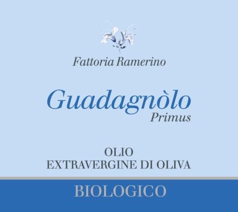 SHELF LIFE GUADAGNOLO PRIMUS - FATTORIA RAMERINO Informazioni aziendali Piante di olivo: 4000 Produzione annuale: 45 hl Attività: