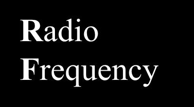 di sicurezza Radio Frequency La radio, la