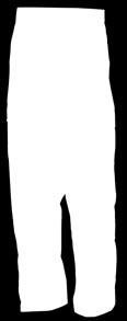 Tasche anteriori applicate con profilo chiaro, due tasconi laterali a soffietto chiusi con pattina con velcro, tasca posteriore con pattina con velcro e tasca a due