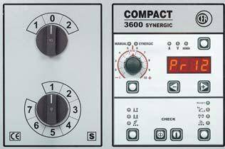 Interruttore di linea Interruttore di linea e commutatore di scala della tensione di saldatura ( 360-364 - 410 e 3600 SYN 4100 SYN) Commutatore regolazione tensione di saldatura Commutatore