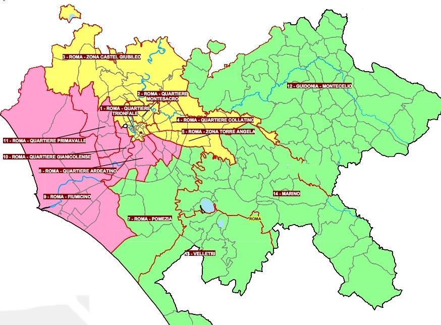 CAMERA DEPUTATI REGIONE LAZIO CIRCOSCRIZIONE LAZIO 1 Ripartizione del territorio in 3 collegi plurinominali CAMERA AL LAZIO SONO ATTRIBUITI 58 SEGGI LAZIO 1-02 LAZIO 1-01 LAZIO 1-03 Il Lazio è diviso