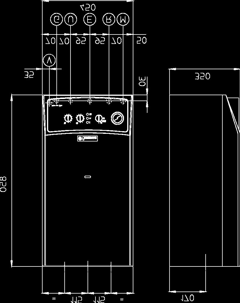 sanitaria dotati di regolazione elettronica della temperatura e della modulazione di fiamma. La gamma prevede versioni a fiamma pilota e ad accensione elettronica con potenze utili di 21.