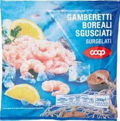 I Surgelati 1,59 VONGOLE COTTE E SGUSCIATE 250 g, peso sgocciolato 100