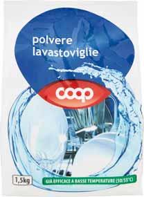 litro DETERSIVO LAVASTOVIGLIE POLVERE 1,5 kg - 1,73 al kg 1,79 2,49 1,79