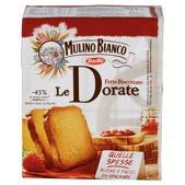 BISCOTTATE DORATE MULINO BIANCO x 36 fette, 315 g 1,19 al kg