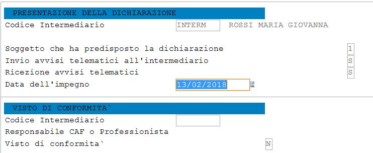 16 Quadro CT Le ricordo che il quadro CT dovrà essere trasmesso esclusivamente