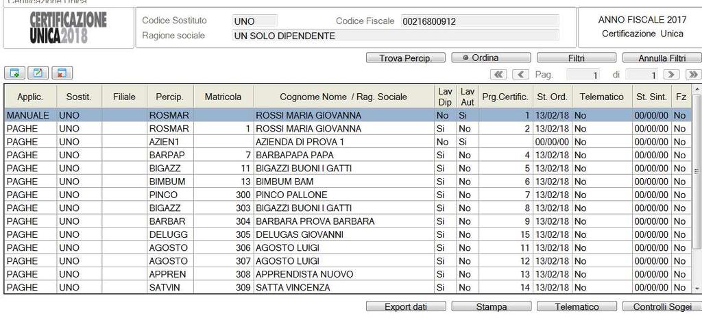 Il programma di controllo sogei comunque esegue una verifica se la ditta ha già