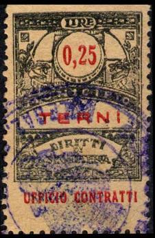 11½. 1891/< Carta in colore, liscia. Stampa mm. 27,5x32,5.