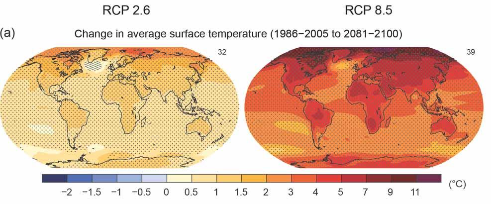 FUTURO: 2100, la temperatura superficiale (2