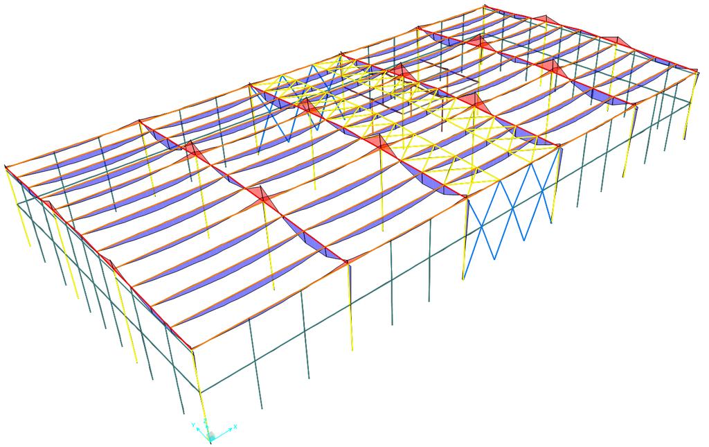 Figura 18: diagramma del momento flettente per combinazione 1 (SLU_fondamentale_Q_T+)