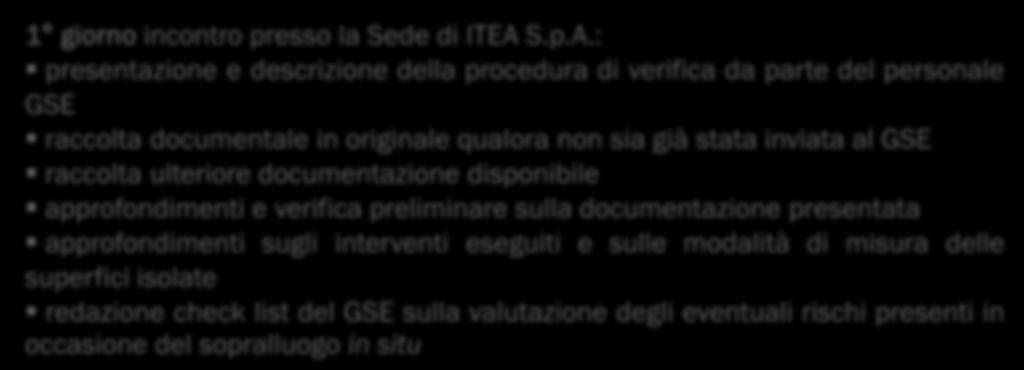 ) indicazione del referente per la verifica con eventuale delega se diverso dal Soggetto Responsabile DUVRI o altro documento per l accesso sicuro al sito 1 giorno incontro presso la Sede