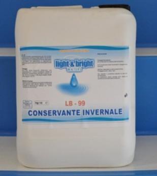 C O N S E R V A N T E I N V E R N A L E 148144 CLEAR WINTER CONSERVANTE INVERNALE Canestro da 5 kg Additivo per piscine che rimangono inattive nel periodo invernale.