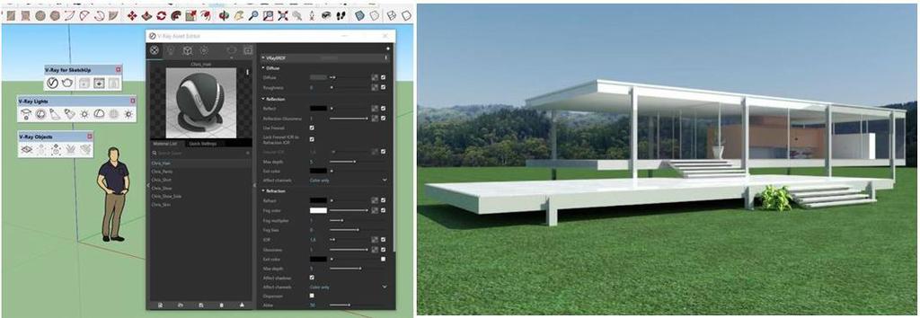 IL RENDERING CON V-RAY FOR SKETCHUP Presentazione Il corso ha l obiettivo di introdurre al mondo del rendering con uno dei migliori strumenti in questo campo: V-Ray.