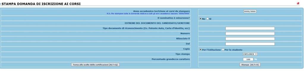 La tassa DSU è uguale per tutti, mentre per quanto riguarda l iscrizione selezionare il corso di diploma che vi interessa.