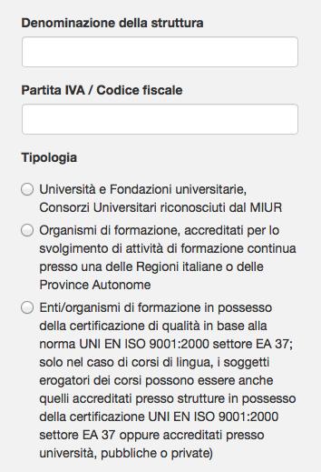 2. COMPILAZIONE ANAGRAFICA SOGGETTO PRESENTATORE Cliccando sul link indicato nella email ricevuta si accede direttamente alla propria sezione anagrafica che dovrà essere compilata in ogni suo campo.