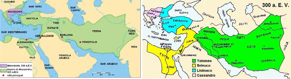 Augusto (27 a. E. V.). L ellenismo designa la politica di Alessandro e dei suoi successori, politica che intendeva portare la lingua e la cultura greche nelle terre di conquista.