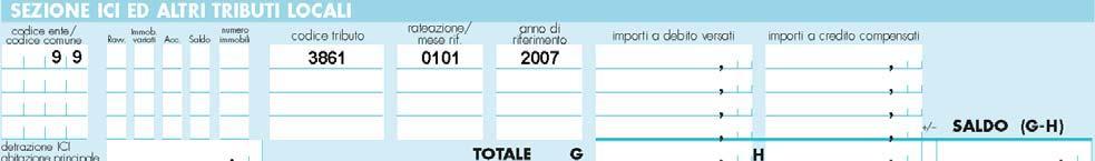 quadro F. Nel rigo F1, infatti, sono state aggiunte due nuove colonne in cui è possibile indicare, l acconto dell addizionale comunale relativo al 2007.