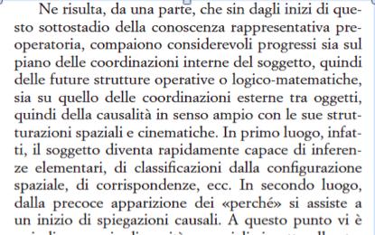 Lezione 3: 7 marzo Stadio pre-operatorio I sottostadio (2-4 anni): conoscenza rappresentativa preoperatoria p.