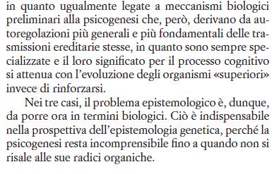 Biogenesi delle conoscenze - Cap. II pp.
