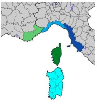 REGIONI EUROPEE COINVOLTE ATTUALMENTE NELL INTERREG.