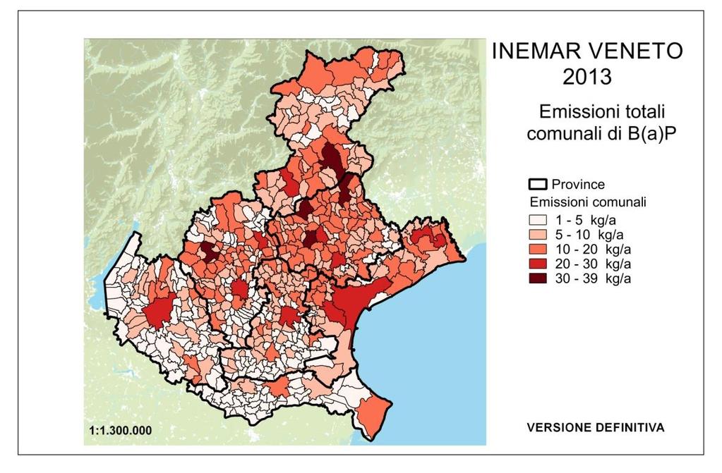 EMISSIONI Vista la situazione di criticità di qualità dell aria, viene di seguito analizzata la ripartizione delle emissioni di particolato PM10 e di benzo(a)pirene tra i vari macrosettori dell