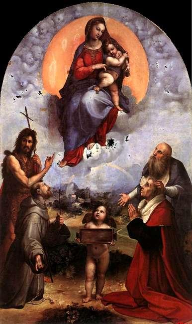 Raffaello, Madonna di Foligno Formati composti I