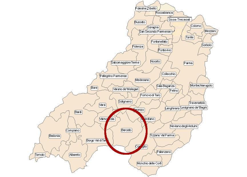 Comune di Berceto Provincia: Parma Territorio
