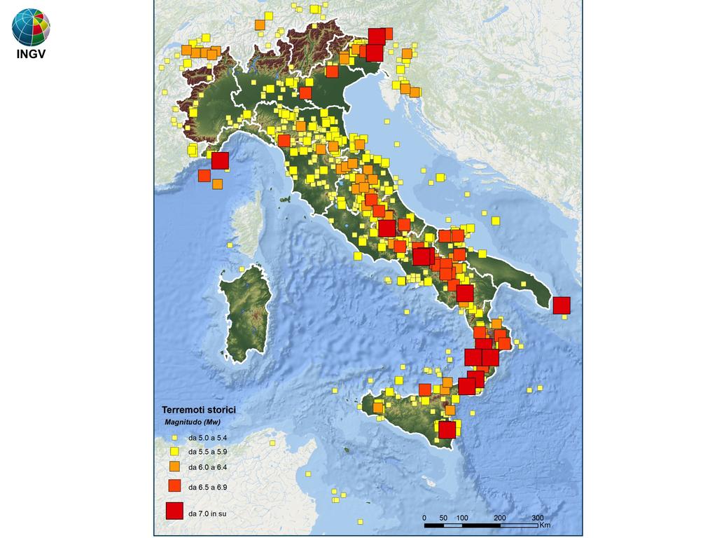 Dove i terremoti sono già avvenuti, lì torneranno, ma non è detto che dove finora non si sono verificati non possano accadere: è troppo breve la finestra temporale di un catalogo storico della