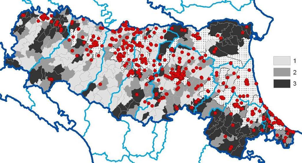 000 abitanti in Regione Emilia-Romagna nel decennio
