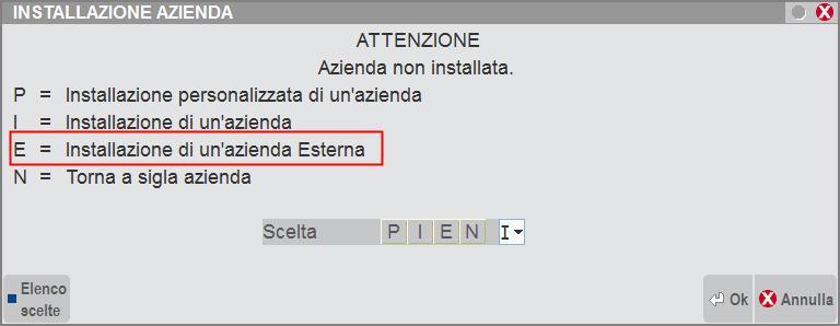 CONFIGURAZIONE IN PASSCOM In Passcom, si deve creare una nuova azienda.