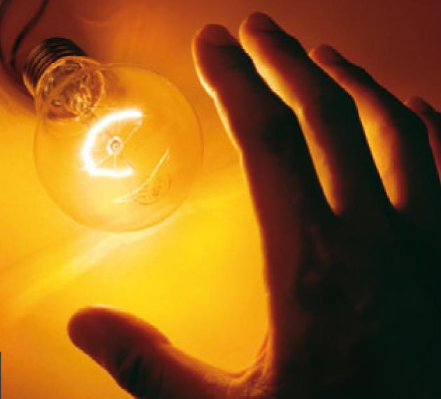 La lampadina irraggia I corpi caldi emettono luce visibile: il tipo di luce emesso dipende