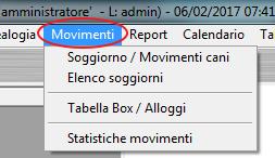 GESTIONE SOGGIORNI / BOX / MOVIMENTI (torna all'indice) PowerDOGs Gestione cani - Manuale Il software PowerDOGs consente di gestire i soggiorni e movimenti dei cani, utile per tutte le attività, come