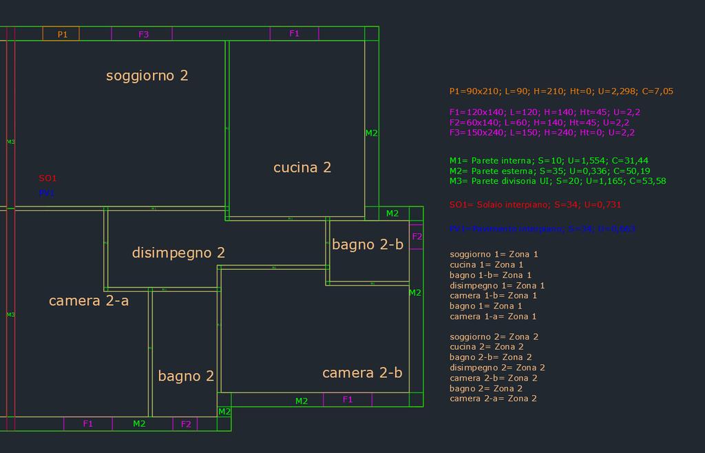 strutture disperdenti verranno generate in automatico dal programma. Le strutture all interno del file vengono importate come elementi nativi di TERMOLOG.