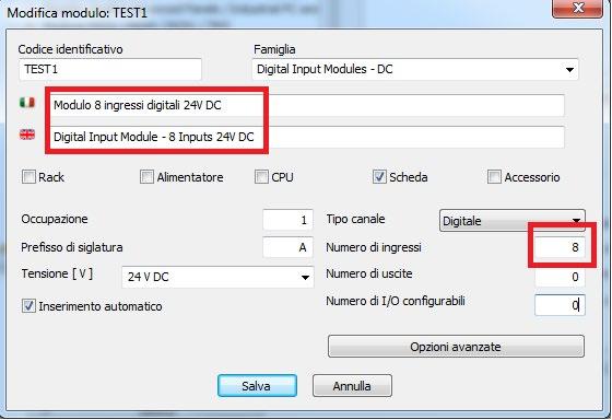 Modifica Utilizzare il pulsante Modifica per accedere alla finestra di visualizzazione e modifica