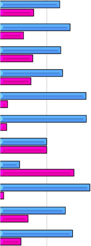 RECLUTAMENTO PERSONALE FEMMINILE (UFFICIALI) Percentuale media domande ufficiali personale femminile Percentuale media candidate vincitrici AUPC 64% 36% AUFP 25% 75% Ruoli Normali A.M. 65% 35% Ruoli Normali M.