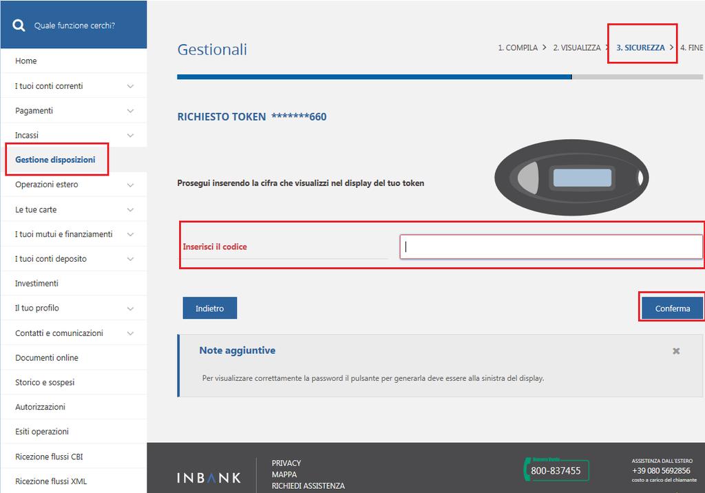 Gestione disposizioni - Stipendi BANCA