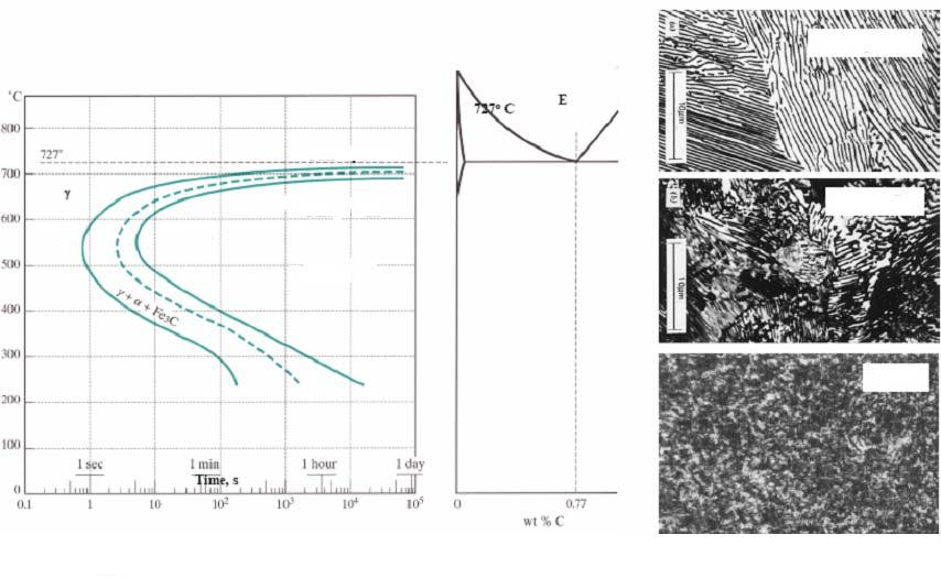 Trasformazioni isoterme acciaio eutettoidico Trattamenti termici