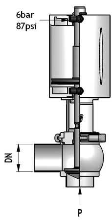 REGOLTORE DI PRESSIONE + MNOMETRO L utilizzo di un regolatore di pressione è particolarmente consigliato per le valvole by-pass pneumatiche.