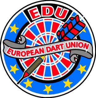 EDU European Dart Union EDU Campionato Europeo 2018 Caorle - Italy Sabato 09.06.2018 Torneo N. 1-2 Warm Up Torneo Singolo Maschile/Femminile 501 M.O.